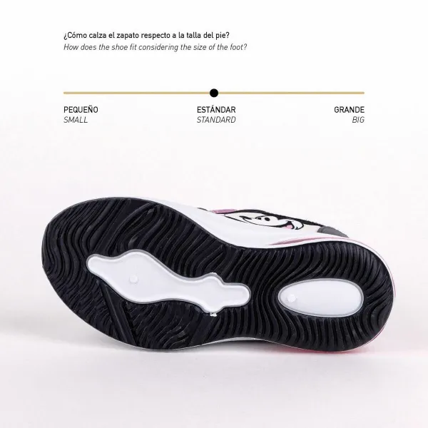 LED lenkkarit Minnie Mouse Harmaa Velcro