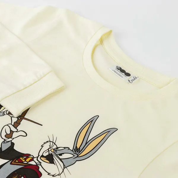 Pyjamat Lasten Warner Bros Punainen Beige