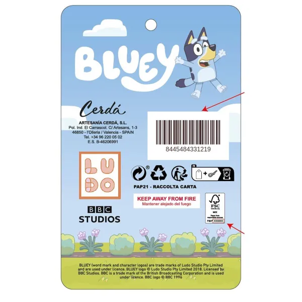 Lietussargs Bluey Bērnu 45 cm