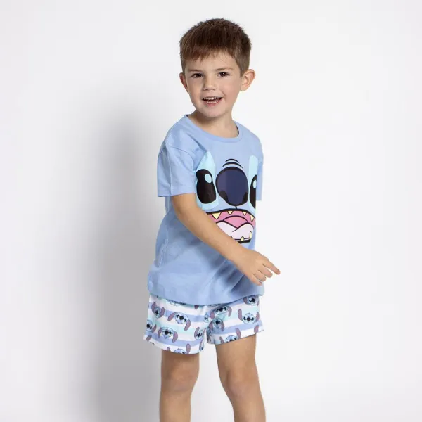 Pyjamat Lasten Stitch Sininen