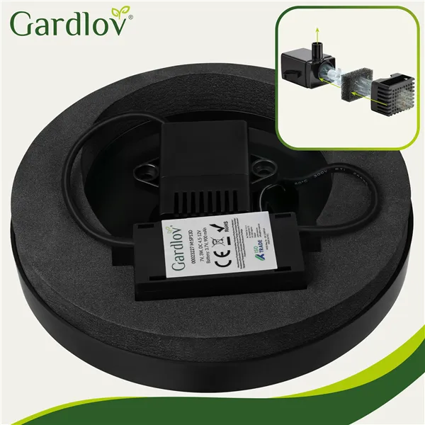 Solar garden fountain LED Gardlov 23227