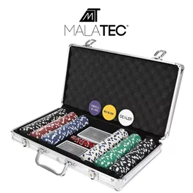 Pokeri - 300 pelimerkin setti kotelossa HQ 23528