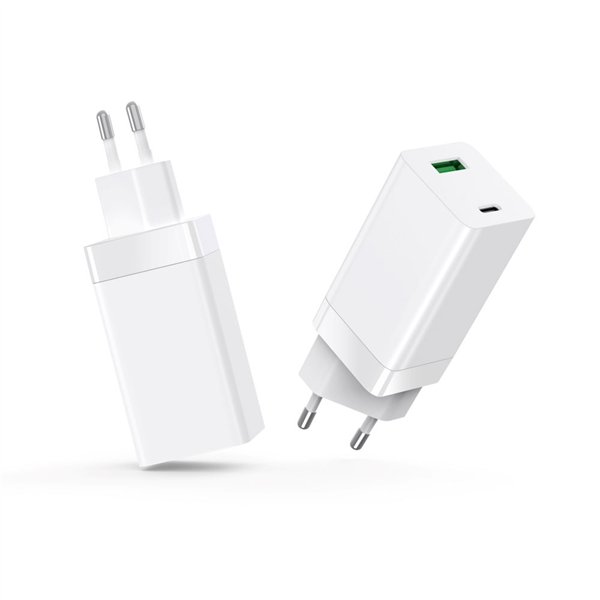 Setty GAN wall charger PD+QC USB + USB-C 65W LSI-02 white JO