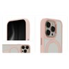 Satin Elegant Mag Case for iPhone 15 Pro 6,1" pink