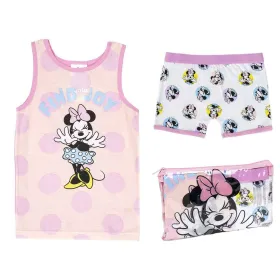 Pižama Vaikiškas Minnie Mouse Rožinė
