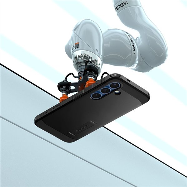 Spigen Tough Armor MagSafe -suojakuori Samsung Galaxy S25+ Plus:lle, musta