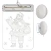 Vitrāžas LED 3D - Ziemassvētku vecītis