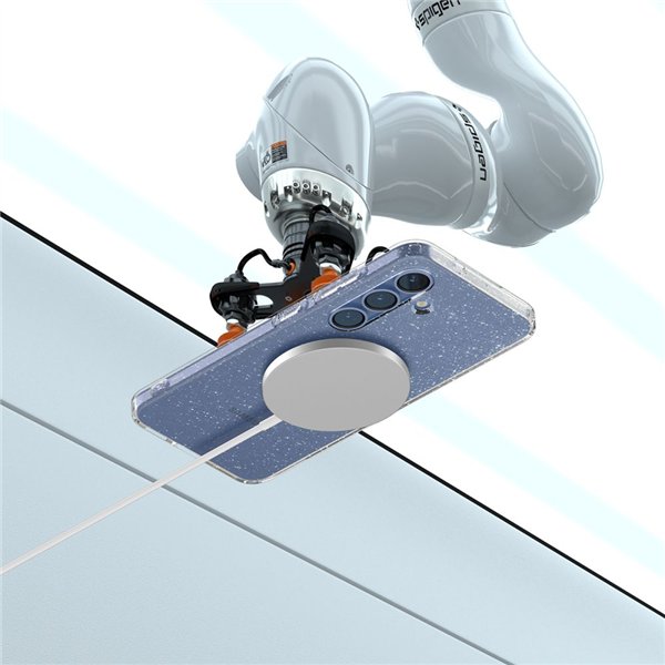 Spigen Liquid Crystal -suojakuori Samsung Galaxy S25:lle, glitterkristalli