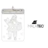 Stained glass LED 3D - Santa Claus