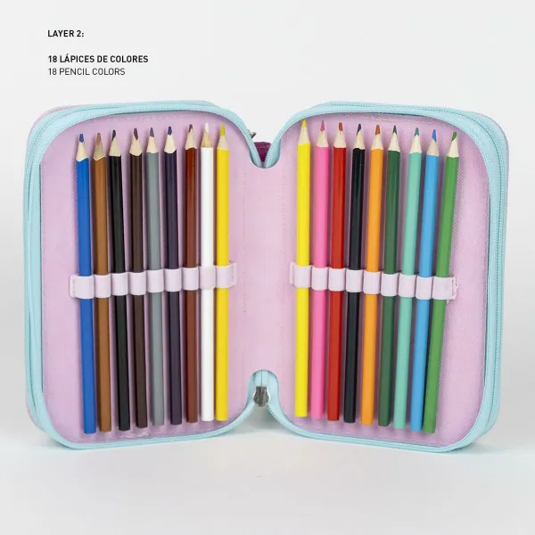 Triple Pencil Case Gabby's Dollhouse