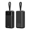 BWOO 65W power bank 30000 mAh 2x USB-A, 1 x USB-C with LCD display, black