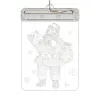 Stained glass LED 3D - Santa Claus