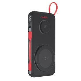 Maxlife wireless power bank MXPB-08 10000 mAh magnetic 3in1 black
