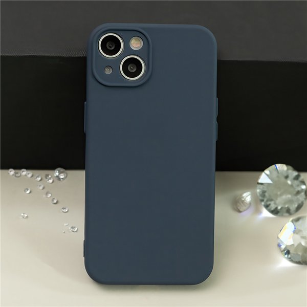 Silicon case for Motorola Edge 60 Fusion / Edge 60 5G dark blue