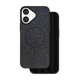 Glitter Thin Mag case for iPhone 16e black