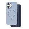 Glitter Thin Mag case for iPhone 16e blue