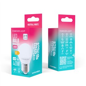 Forever Light LED Bulb E27 G45 4.2W 480lm 4000K class E