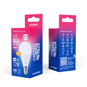 Forever Light LED Bulb E14 G45 8.5W 1000lm 6000K class E