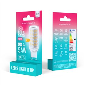 Forever Light LED Bulb G9 6.2W 690lm 4000K ceramic class E
