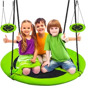 Kiik toonekure ja 39-ne pesa 100cm roheline-must 23514