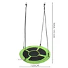 Kiik toonekure ja 39-ne pesa 100cm roheline-must 23514