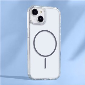 Anti Shock Thin Mag case for iPhone 16 6,1&quot grey