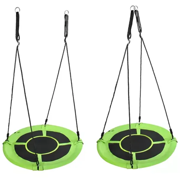 Качели «Гнездо аиста» 100 см зелено-черные 23514