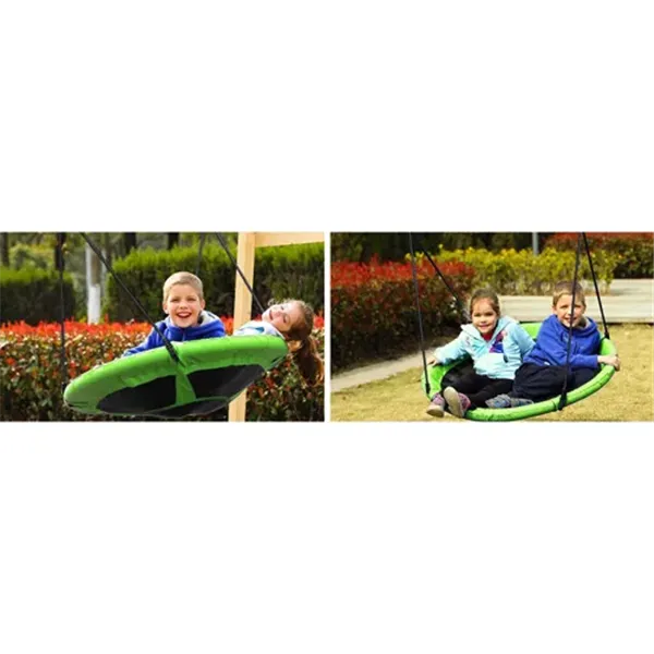 Kiik toonekure ja 39-ne pesa 100cm roheline-must 23514