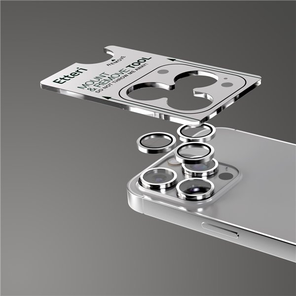 Etteri camera lens protector for iPhone 16 Pro / 16 Pro Max titanium