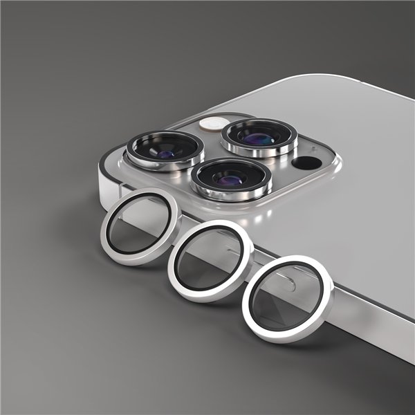 Etteri camera lens protector for iPhone 15 Pro / 15 Pro Max titanium grey