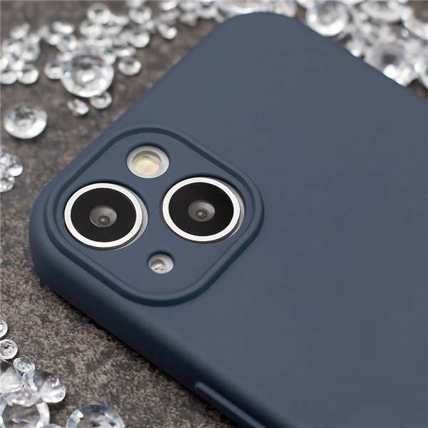 Silicon Box case for iPhone 17 Pro 6,3&quot dark blue