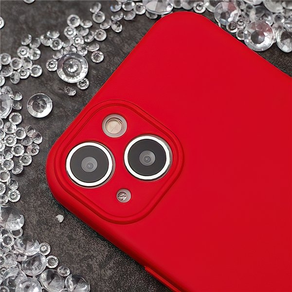 Silicon Box case for iPhone 17 6,3&quot red