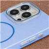Glitter Thin Mag case for iPhone 17 6,3&quot blue