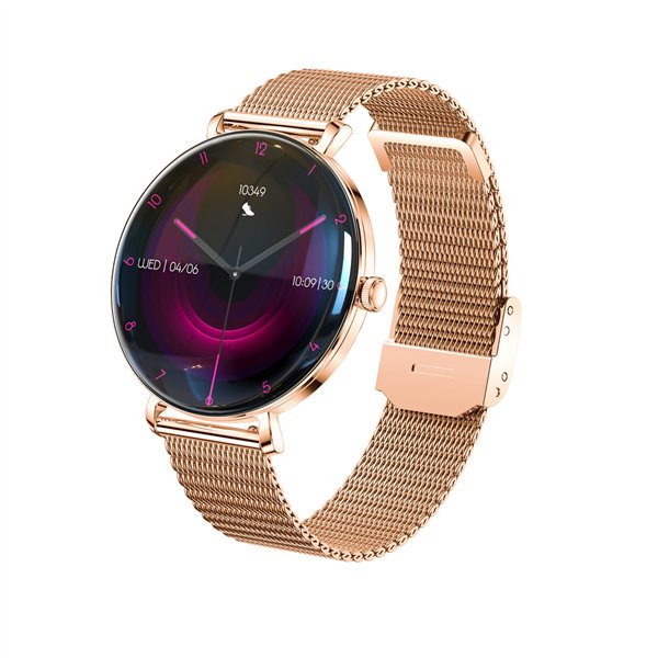 Forever Smartwatch Lucca SB-370 Rose Gold - Spotted Band
