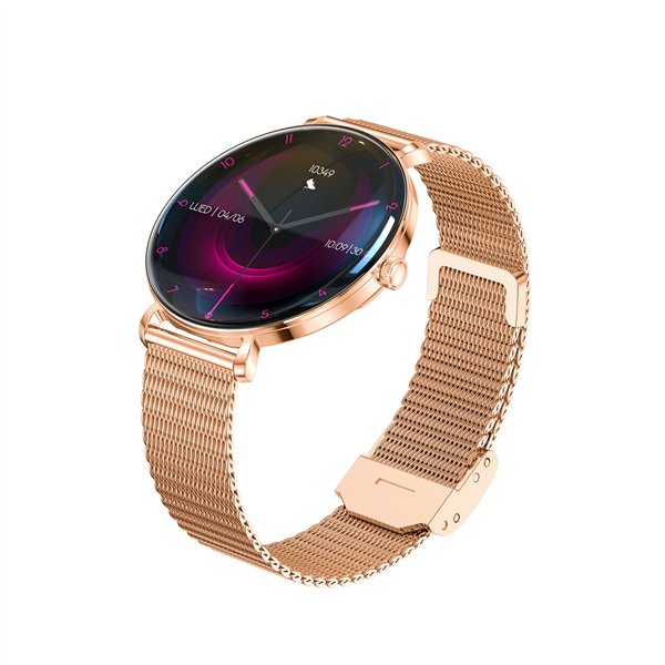 Forever Smartwatch Lucca SB-370 Rose Gold - Spotted Band