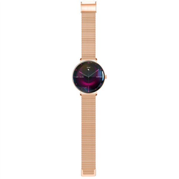 Forever Smartwatch Lucca SB-370 Rose Gold - Spotted Band