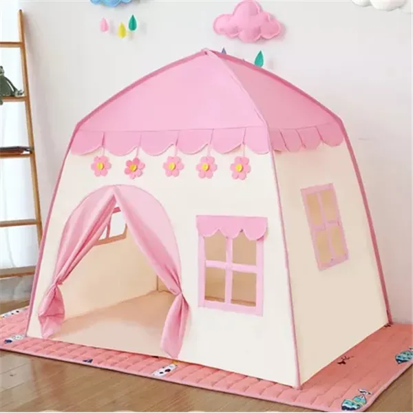 Children's tent HOUSE + lights 23472