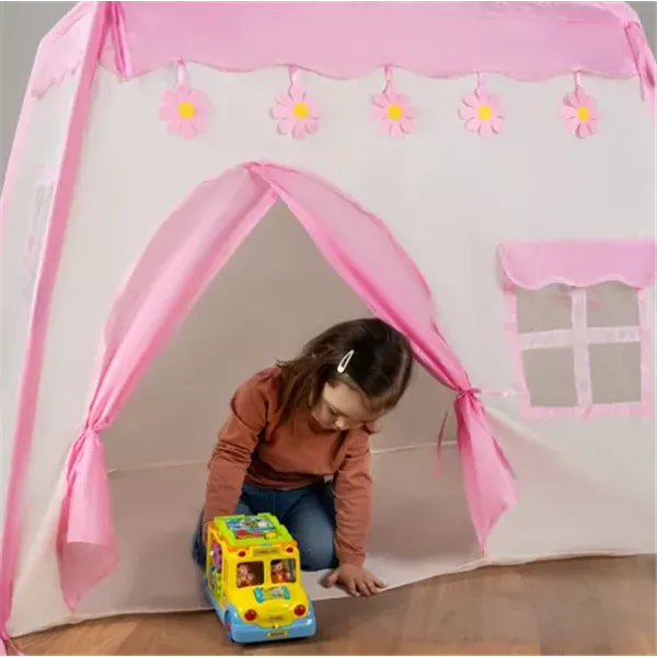 Bērnu telts MĀJA + gaismas 23472