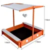 Folding sandbox with roof 24215