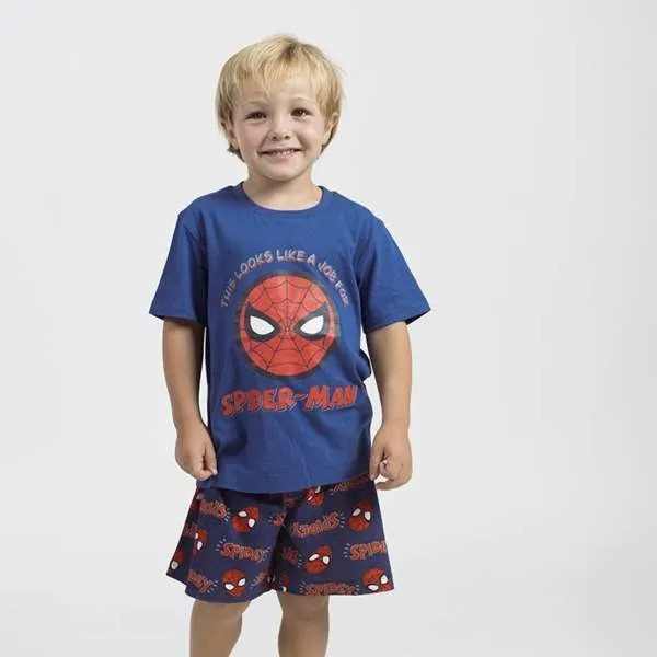 Pižama Vaikiškas Spider-Man Mėlyna