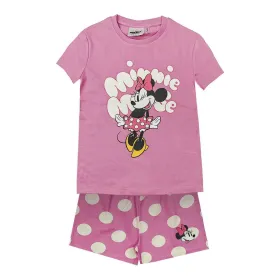 Pižama Vaikiškas Minnie Mouse Rožinė