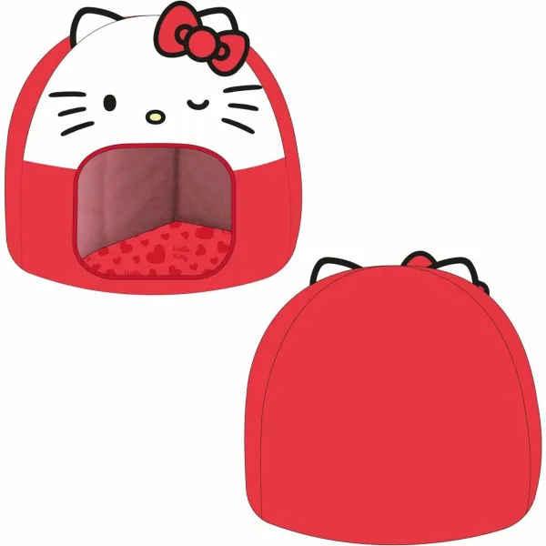 Šunų lova Hello Kitty Raudona