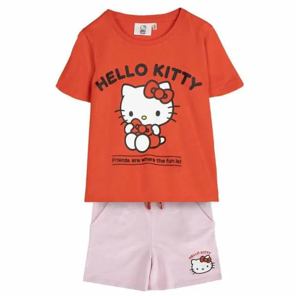 Drēbju komplekts Hello Kitty Sarkans