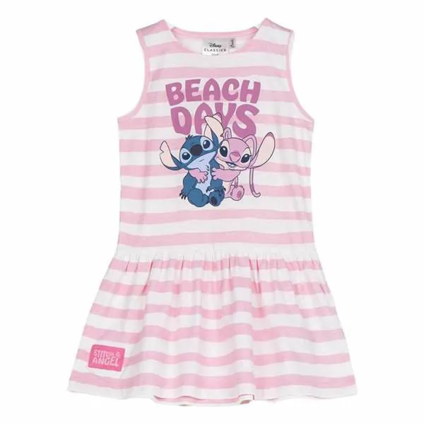 Kleita Stitch Rozā Meitene
