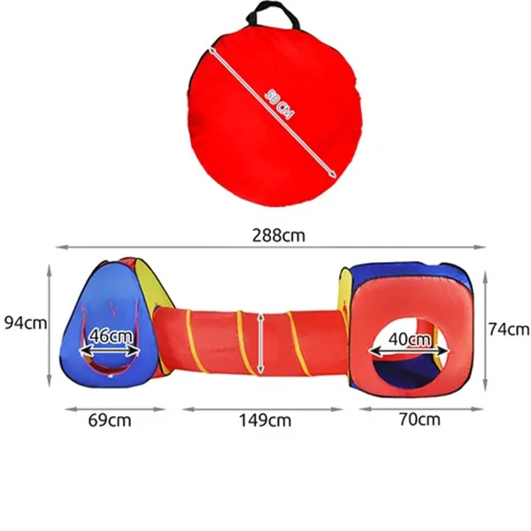 Kruzzel 23871 3in1 laste ja 39-aastaste telk
