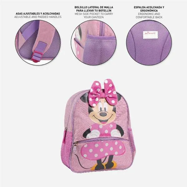 Skolas soma Minnie Mouse Rozā