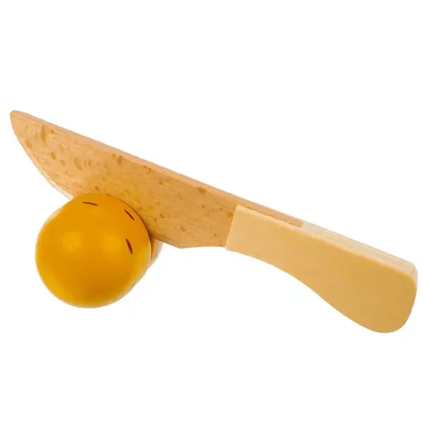 Set of fruits vegetables wooden cutting board Z23543