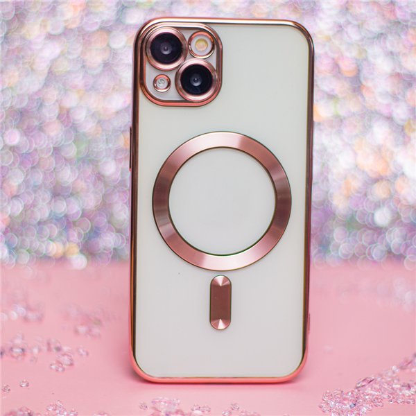 Color Chrome Mag case for iPhone 17 Air 6,6&quot rose gold