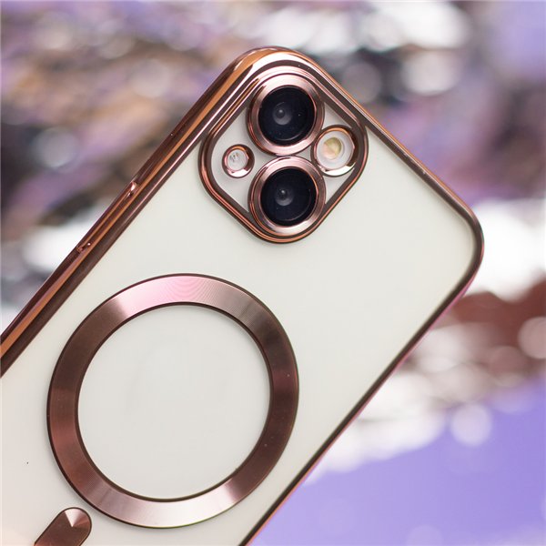 Color Chrome Mag case for iPhone 17 Air 6,6&quot rose gold