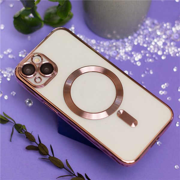 Color Chrome Mag case for iPhone 17 Air 6,6&quot rose gold